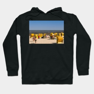 Cuxhaven Beach at Low Tide - North Sea Hoodie